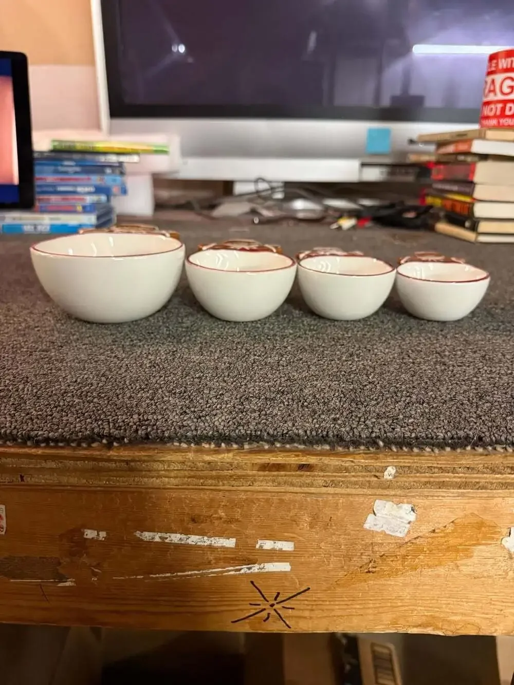 St. Nicholas Square Gingerbread Measuring Cups Set of 4